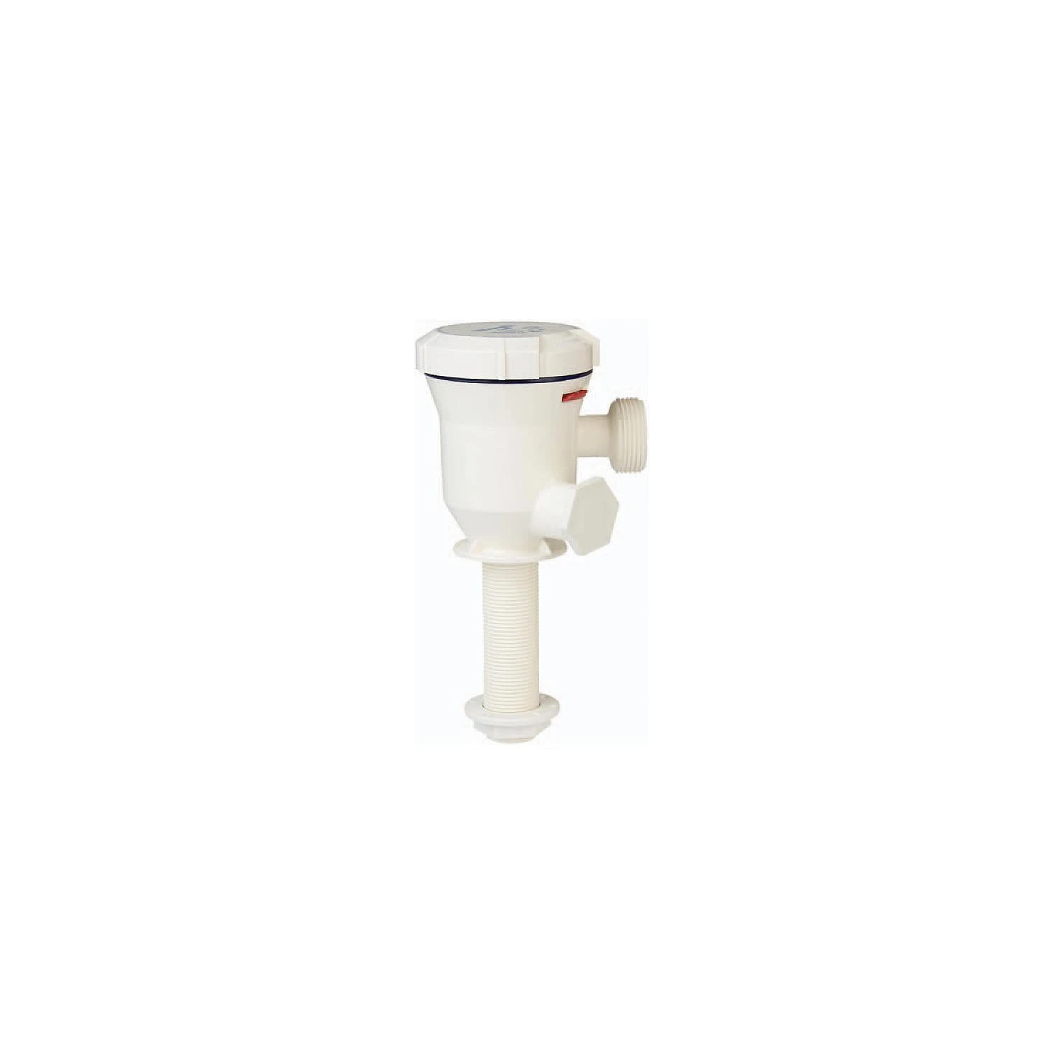 Attwood Tsunami Mk2 T800 aerator pump with long straight inlet on white