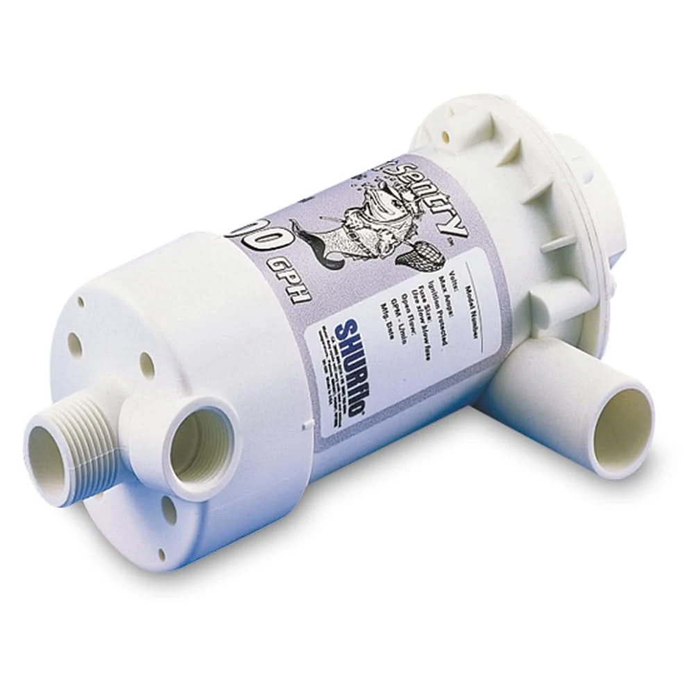 Shurflo Bait Sentry 500 livewell pump with threaded inlet