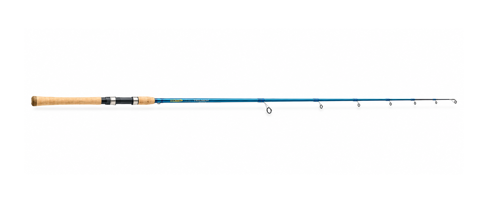 St. Croix Triumph Inshore rod with blue blank and cork handle, supplied for the 27TIS70MF Medium model